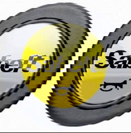 Sabelt SBP011 Klaxon Jaune Logo Noir Volant Compétition 6 Boulons