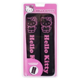 Abc Jeu de 2 protections de ceinture Hello Kitty Noir CS4