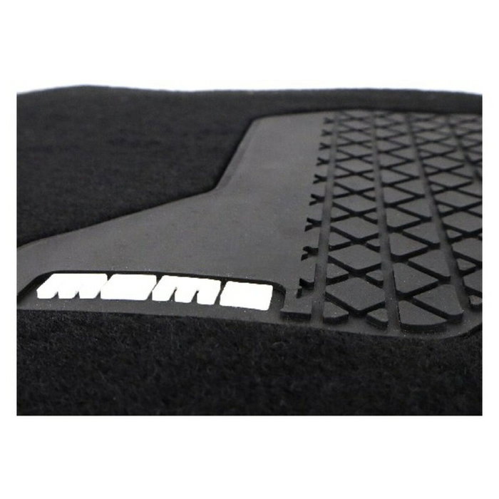 Momo Ensemble de 4 tapis universels noir/blanc