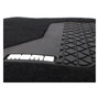 Momo Ensemble de 4 tapis universels noir/blanc