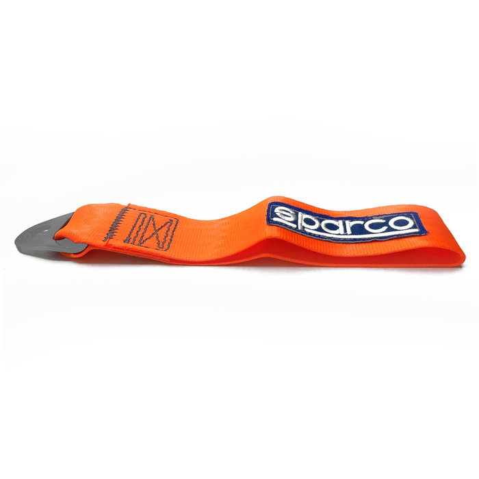 Sparco Sangle De Remorquage Orange S01638ARF - 15 mm - Haute Résistance - Récupération Véhicules