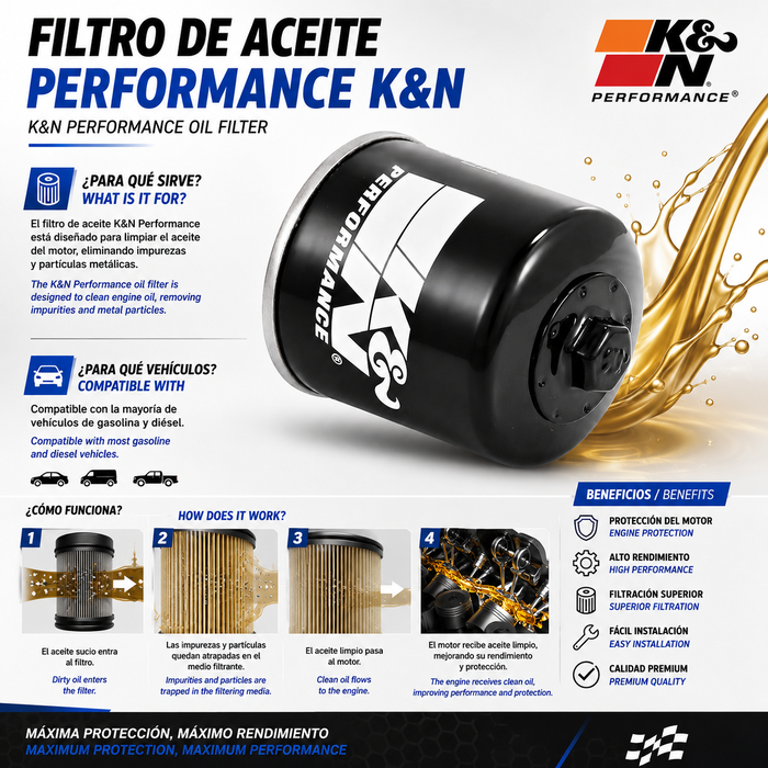 K&N KN-303 Filtre à Huile