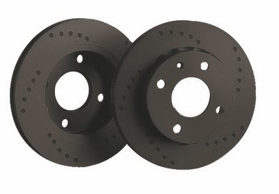 Black Diamond K1381CD Disques de frein arrière solides et perforés