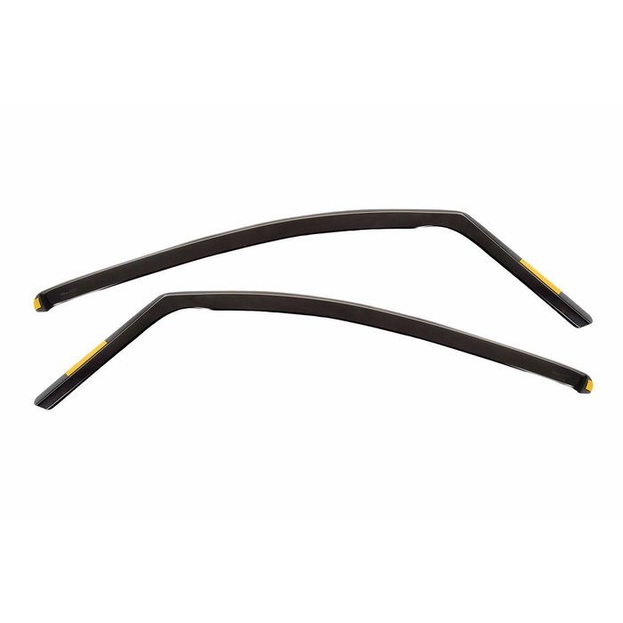 Heko Déflecteurs de ventanille avant pour Peugeot 208 I 3D (2012-2019) en plexiglas fumé