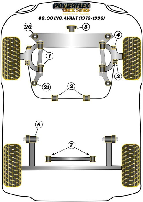 Powerflex Poweralign Camber Bolt Kit (12mm x 60mm)