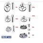 Sparco Ensemble de séparateurs 5x120 72.5 M14x1.50 30mm Type M4