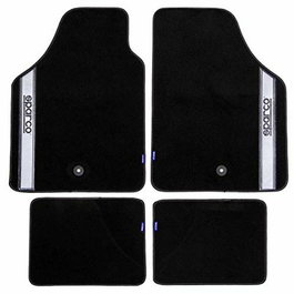 Sparco Alfombra Strada 2012 B Plata Cs6 03763BAR Tapis Noir Design Sportif