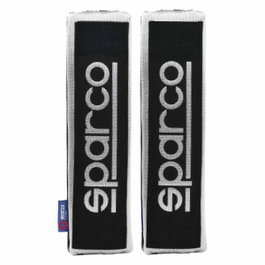BigBuy Car Coussinets de ceinture de sécurité Noir
