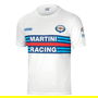 Sparco T-Shirt Martini-R Taille L Blanc S01274MRBI3L