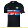 Sparco T-Shirt Martini-R Taille XL Noir S01274MRNR4XL - Coton Élasthanne - Style Rétro Course