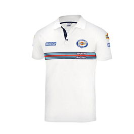 Sparco Polo Replica Martini-R Taille L Blanc S01275MRBI3L