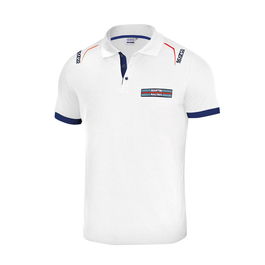 Sparco Polo Martini-R Taille L Blanc S01276MRBI3L