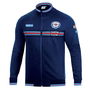 Sparco S01278MRBM2M Sweat À Glissière Martini-R 100% Coton 300g/m2
