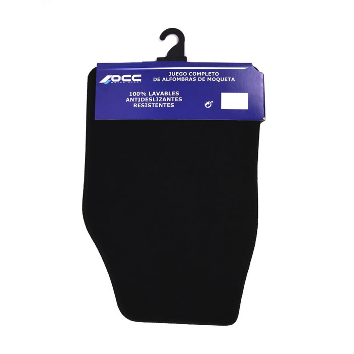 OCC Design Tapis de voiture universel en moquette noir