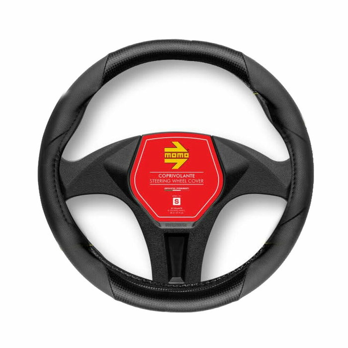 Momo Housse de volant Tuning universelle noire 38-39cm