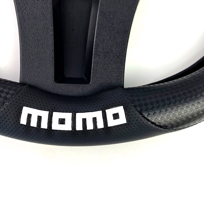 Momo Housse de volant Tuning universelle noire 38-39cm
