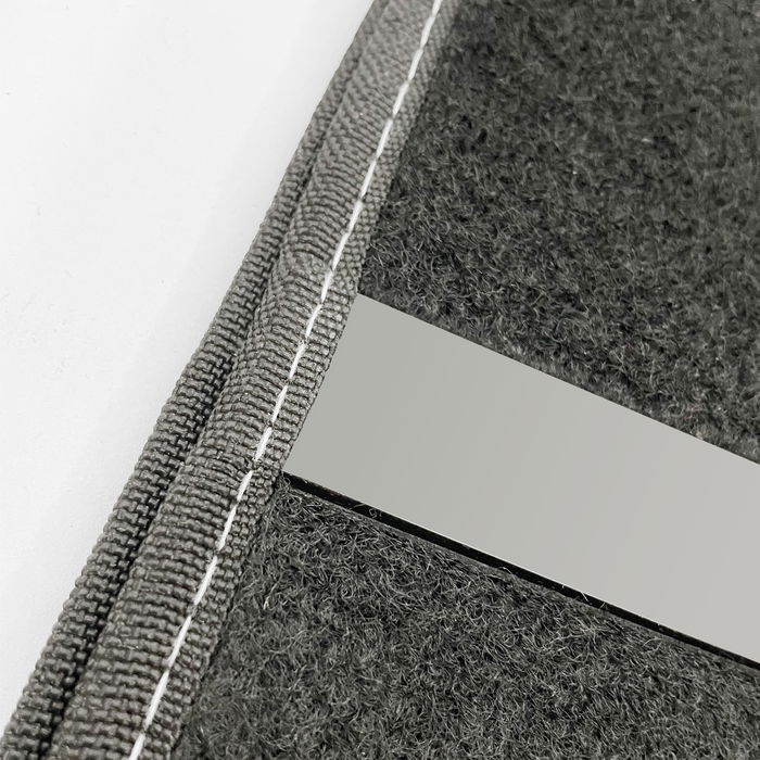 MOMO Ensemble Complet 4 Pièces Tapis Universels Noir Et Blanc MOMLCM4A7BW