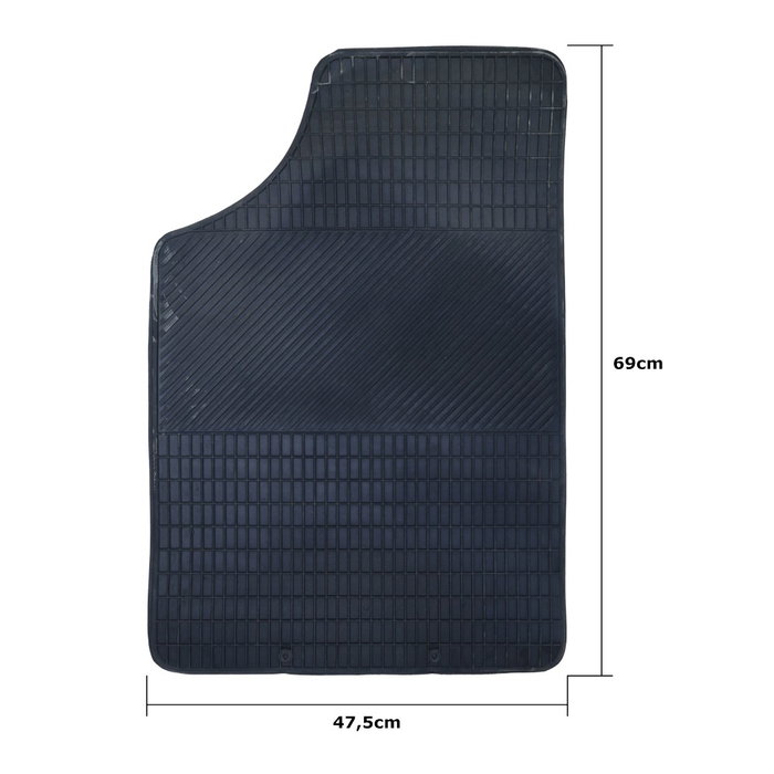 OCC Design Jeu de 4 tapis de sol universels en caoutchouc