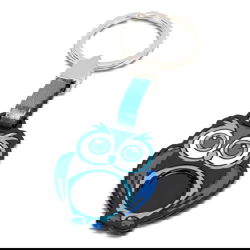 Abc Porte-Clés Chouette Bleu LLA09001