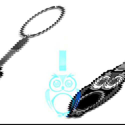 Abc Porte-Clés Chouette Bleu LLA09001