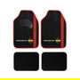 Momo MOMLCM4A8BR Ensemble Complet 4 Pièces Tapis Momo Racing Universels Noir-Rouge