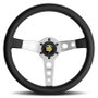 MOMO Prototipo Volant Racing 350mm Noir et Argent