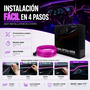 Occ Sport Bande de néon en fibre optique violette 3m USB