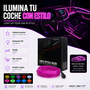 Occ Sport Bande de néon en fibre optique violette 3m USB