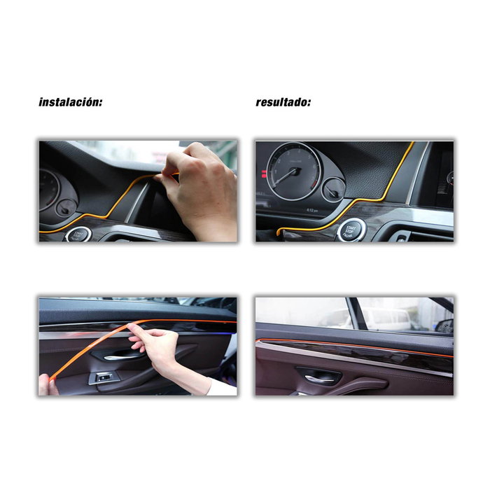 Occ Sport Bande De Fil De Néon En Fibre Optique Couleur Blanche OCCLED09 3 Mètres Occ Sport Bande De Fil De Néon En Fibre Optique Couleur Blanche OCCLED09 3 Mètres