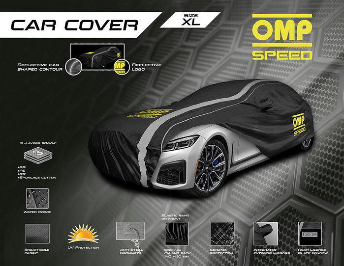 OMP Speed Housse de protection 3 couches Taille XL Imperméable OMP Speed Housse de protection 3 couches Taille XL Imperméable