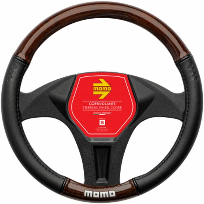 Momo Housse de volant Luxury Universelle Bois/PVC Noir et Marron 36,5-39cm Momo Housse de volant Luxury Universelle Bois/PVC Noir et Marron 36,5-39cm