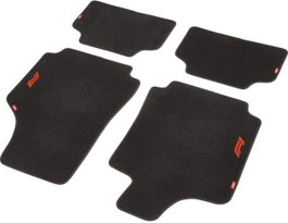 Formula 1 Tapis De Voiture Cm570 4Tlg Noir-Rouge F110860 Universel Polyamide 550g/m²