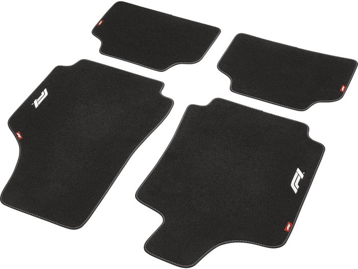 Formula 1 Tapis De Voiture Cm580 4Tlg Noir-Blanc F110861 Universel 680x480mm/325x480mm Formula 1 Tapis De Voiture Cm580 4Tlg Noir-Blanc F110861 Universel 680x480mm/325x480mm
