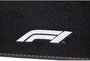 Formula 1 Tapis De Voiture Cm580 4Tlg Noir-Blanc F110861 Universel 680x480mm/325x480mm