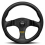 Momo Volant Team 280 mm cuir perforé noir