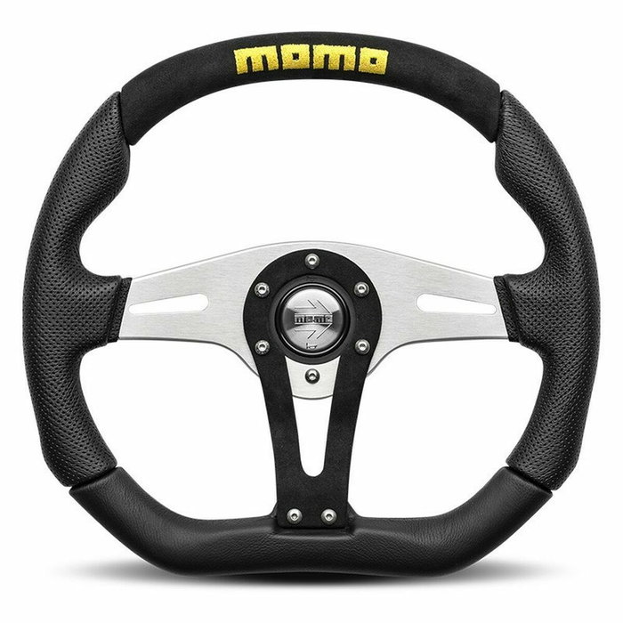 Momo Volant TREK 350 mm Cuir et Alcantara Momo Volant TREK 350 mm Cuir et Alcantara