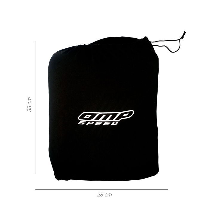 OMP Speed Housse De Voiture Intérieure, Élastique En Laine 110 gr, Taille L-XL 505x165x120 cm OMPS18040913