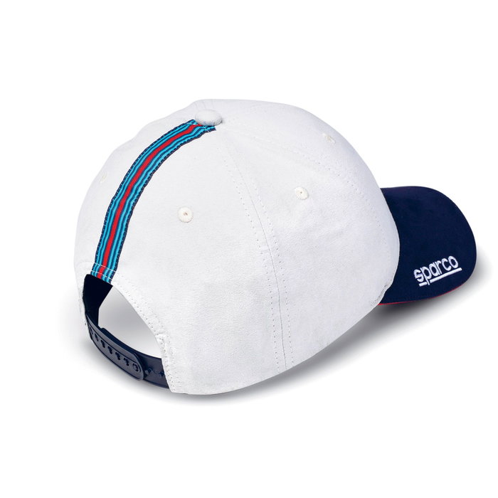 Sparco Casquette Blanche Logo Martini-R S01341MRBI Baseball 100% Polyester