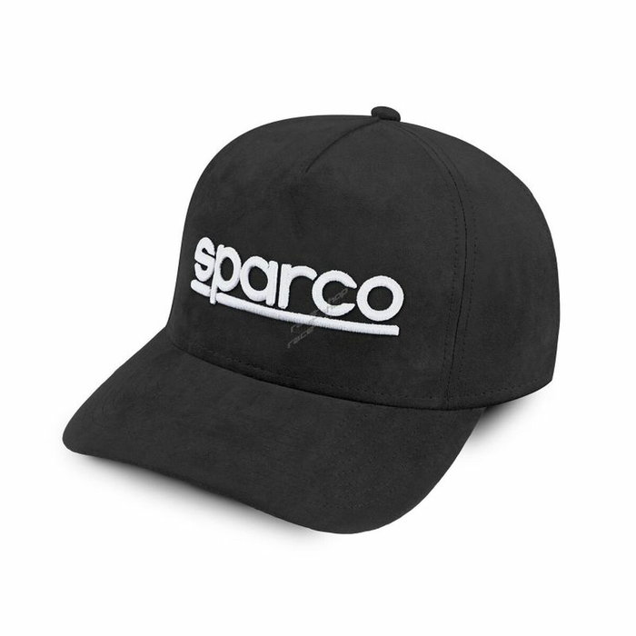 Sparco Casquette Suede Noir