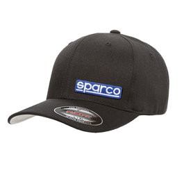 Sparco Casquette Flexfit Original Noir Taille S/M