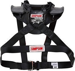 Simpson Hybrid Sport Large Ancrage Standard SIHS.LRG.11.PA.FIA Certification SFI Polymère de carbone
