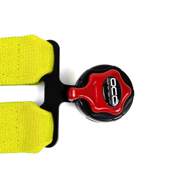 Occ Motorsport Harnais Occ Sport 6 Points 3 Pouces Jaune FIA OCCRF4