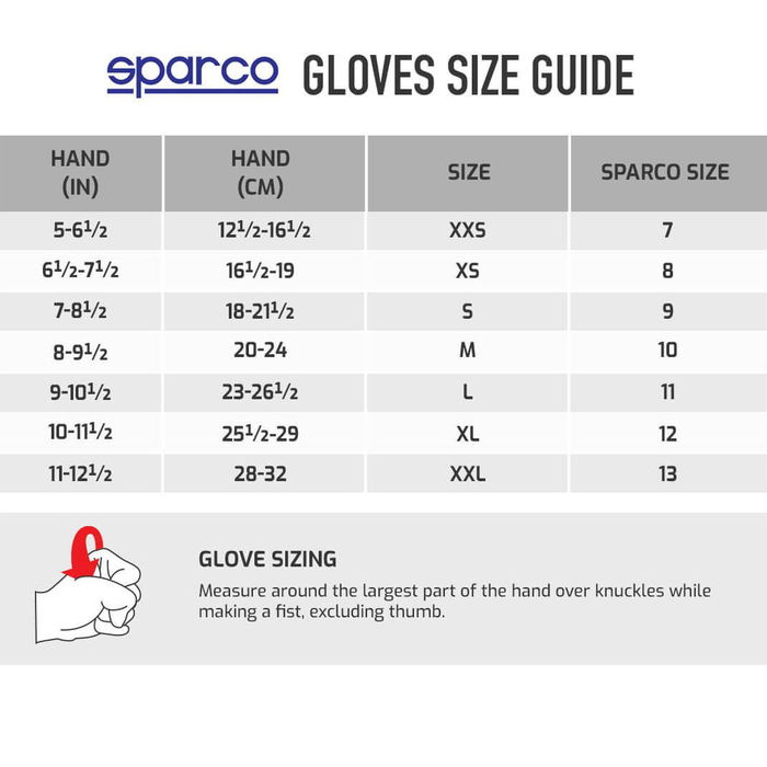 Sparco Gants Meca 3 Taille XL Bleu-Orange S002093BMAF4XL
