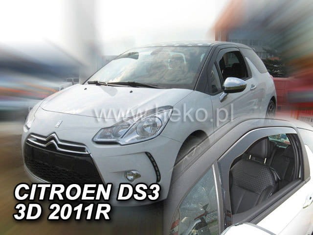 Heko Déflecteurs Avant pour Citroen DS3 3D (2010-2019) Heko Déflecteurs Avant pour Citroen DS3 3D (2010-2019)
