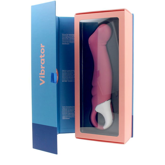 Satisfyer Vibromasseur Petting Hippo, Rose, Stimulation G-Spot, 12 Modes de Vibration, Silicone Souple et Flexible