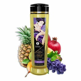 Huile de massage érotique Shunga Líbido Fruits exotiques (240 ml)