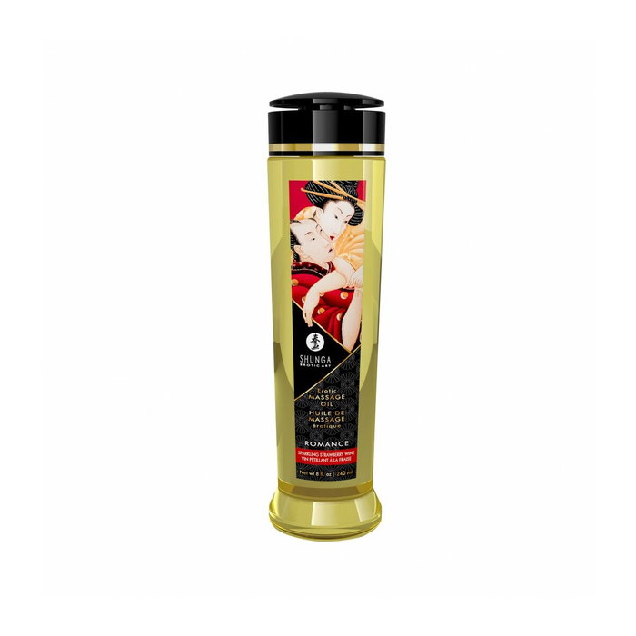 Shunga Huile de massage érotique Champagne aux fraises (240 ml) Shunga Huile de massage érotique Champagne aux fraises (240 ml)