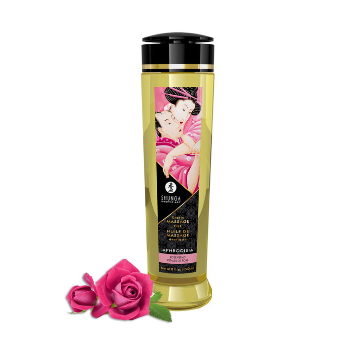 Shunga Huile de massage érotique Aphrodisia Roses (240 ml) Shunga Huile de massage érotique Aphrodisia Roses (240 ml)