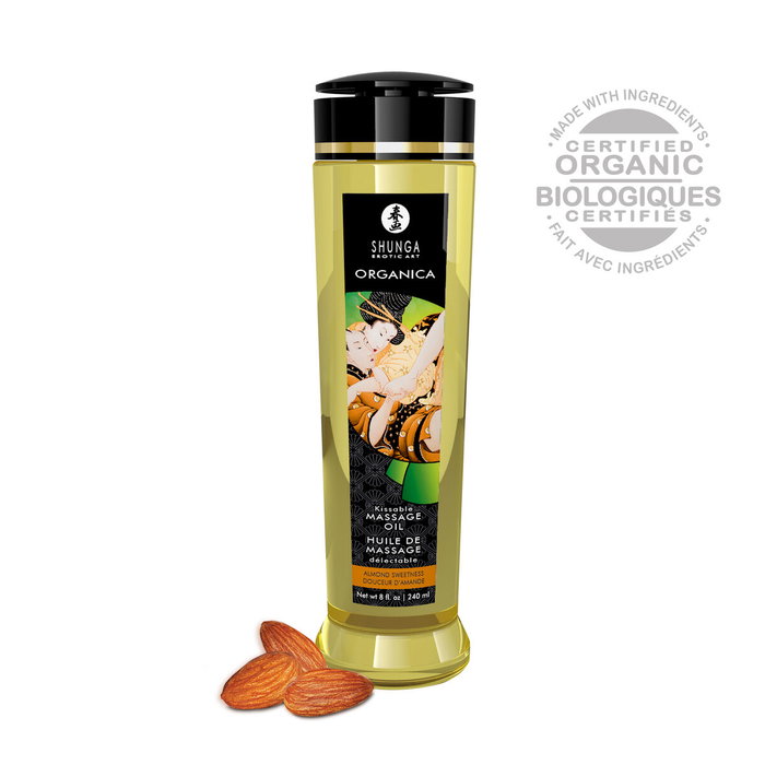 SHUNGA Huile de Massage Érotique Comestible Organique SHUNGA Huile de Massage Érotique Comestible Organique