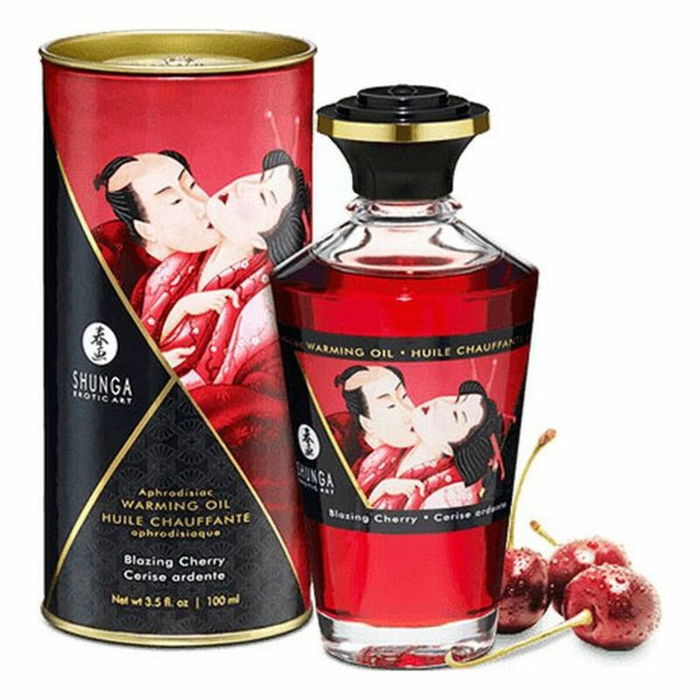 Huile de massage érotique Shunga Cerise (100 ml) Huile de massage érotique Shunga Cerise (100 ml)